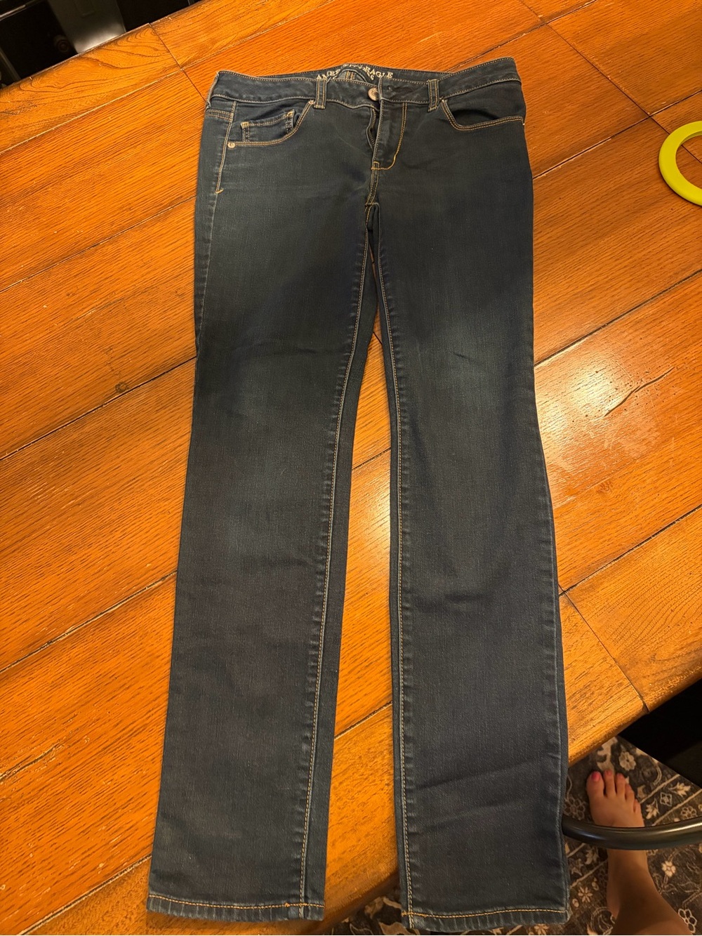 American Eagle Outfitters Blue Skinny Jeans - Dark Wash